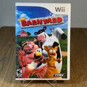 THQ Barnyard Video Game Nintendo Wii Everyone 10+ White Good Manual Included